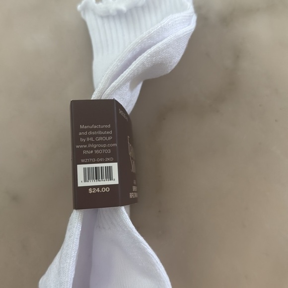 Kensie Luxe Bow Print Quarter Socks Franco Sarto Ruffle Trim 3 Pack Sz 4/10 - Picture 9 of 15